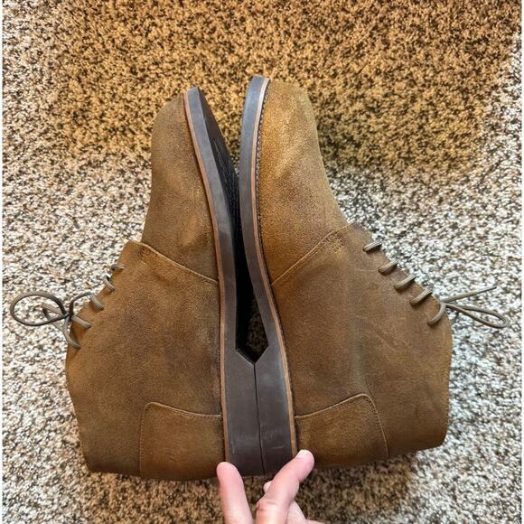 Nisolo Day Tripper Chukka Boot - Waxed Brown Suede / Leather - Men 8.5 /Women 10 - Picture 12 of 14